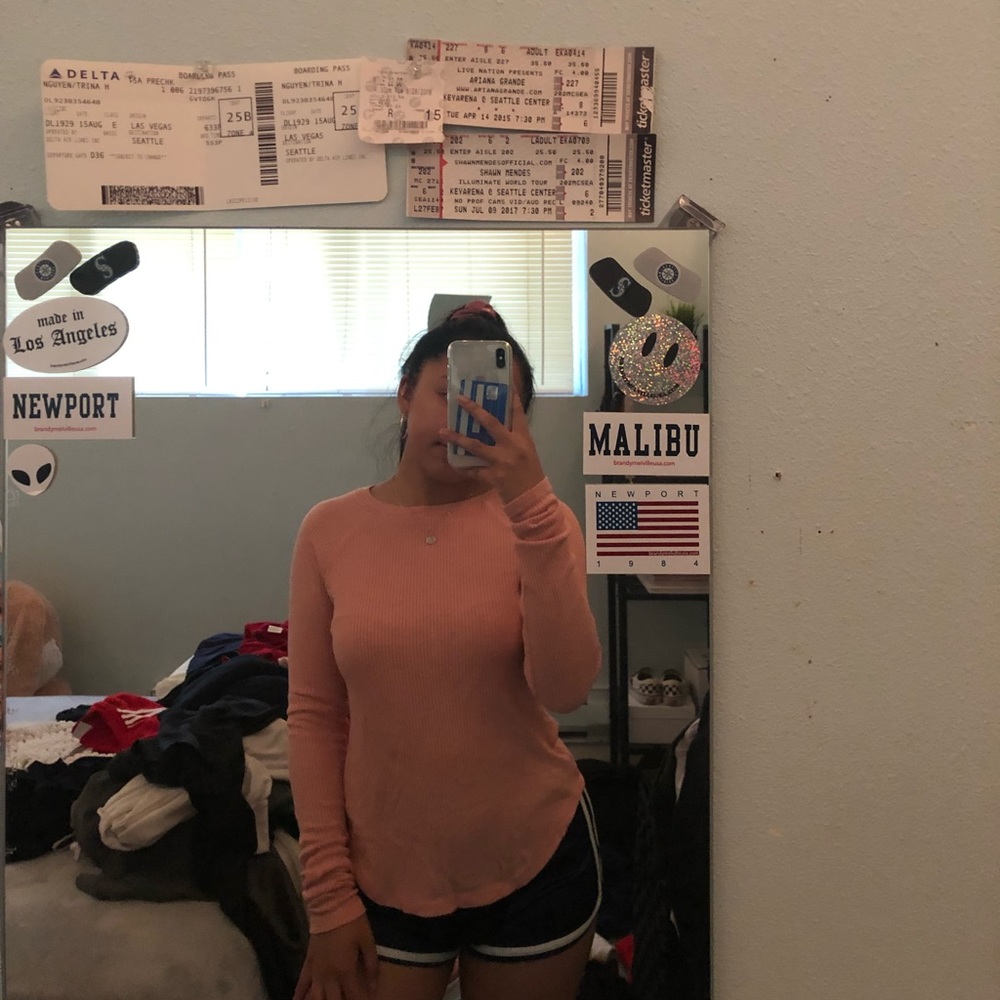 Free when bundled! Pink long sleeve ( xs or small)